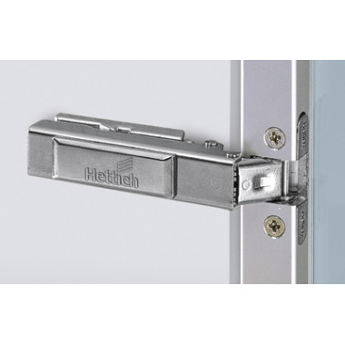 Петля Intermat 9936 для дверей с алюминиевыми рамами, угол открывания 95°, вкладная навеска (В -2,5 мм), под прикручивание (ТА 22)