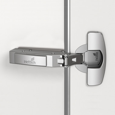 Петля Sensys 8646i, для тонких дверей, угол открывания 110°, навеска на среднюю стенку (В 3 мм), под прикручивание (TH 52)