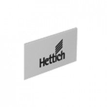 ArciTech, заглушка, с логотипом Hettich, поверхность под алюминий