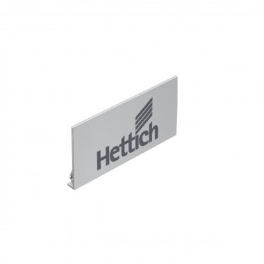 AvanTech YOU Заглушка с логотипом, серебристый, с логотипом Hettich